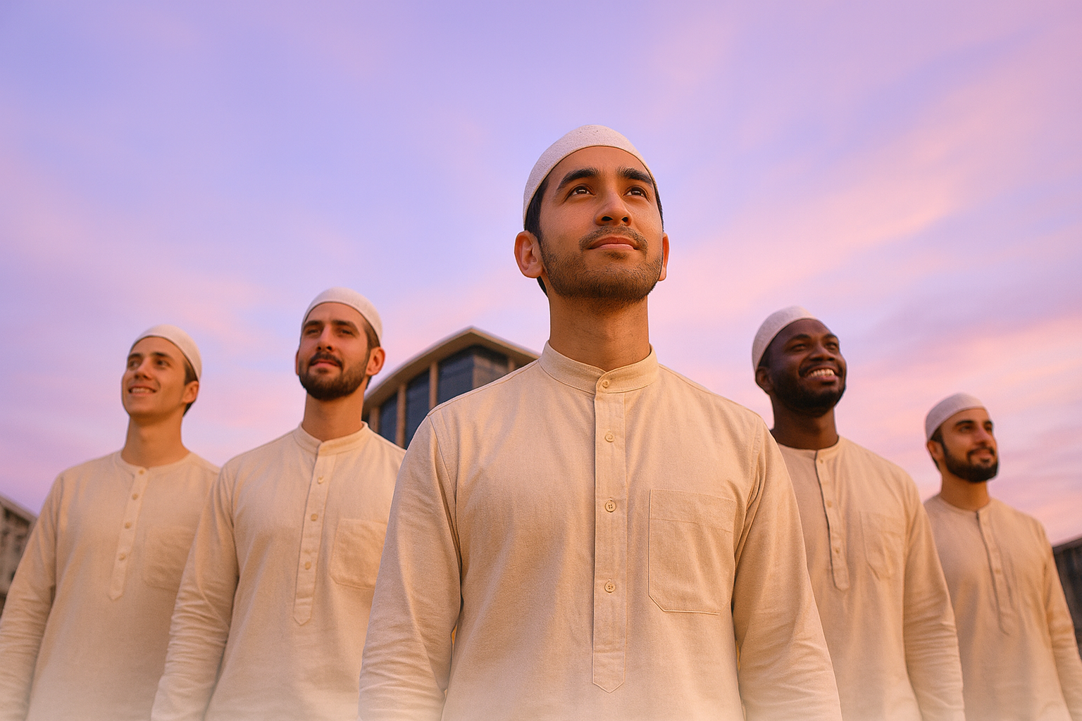 Sekumpulan pemuda Islam